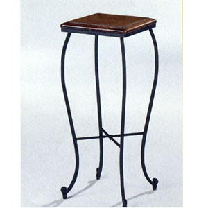 Dirty Oak Plant Stand With Black Iron Base 5422 (CO)