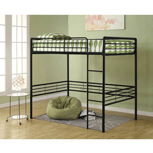 Dorel Full Size Metal Loft Bed 5472_(WFS219)