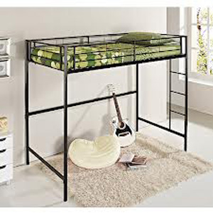 Twin Metal Loft Bed 550404687(WFS158)