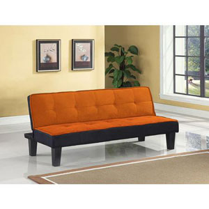 Color Block Futon Adjustable Sofa 57039(WFS)