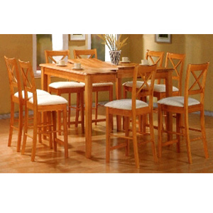 9-Pc Maple Finish Dining Set 5848/5849 (CO)