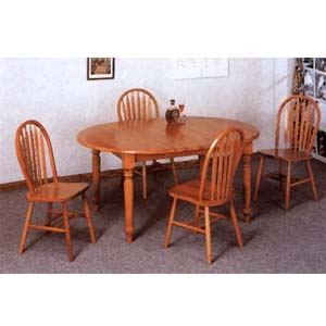 5-Pc Dinette Set In Oak Finish 5866/5288 (CO)