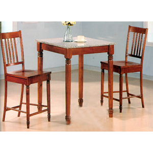 3-Pc Bar Set In Walnut Finish 5978/5979 (CO)