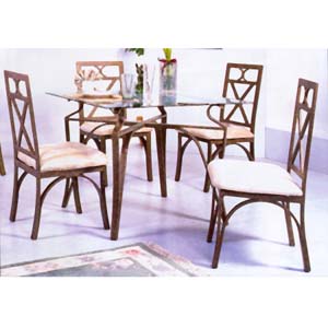 5-Pc Bronze Hammertone Dining Set 6205-10/50 (WD)