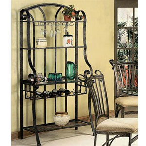 Parkway Contemporary Bakers Rack45048-BR(WD)