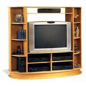 Maple Finish Entertainment Center 6508 (CO)