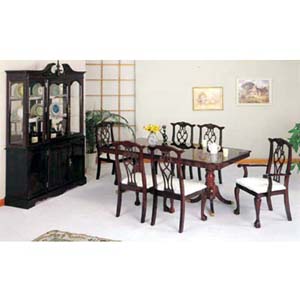 Sophia Double Pedestal Dinette Set 674C (IEM)