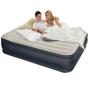 Pillow Rest Queen Size Air Bed w/Built-In Pump 67737(EAMFS)