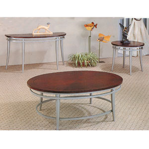 Wood and Metal Coffee Table Set 700547/8/9 (CO)