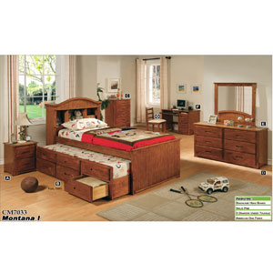 Montana I Captain Trundle Bed CM7033_ (IEM)