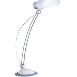 Lgor II Desk Lamp LSP-748 SIL/WHT (LS)