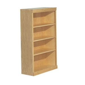 Solid Wood Classic Alder Bookcase 748W(1UFS)