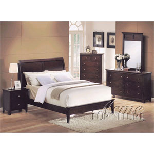 Soho Bedroom Set in Espresso Finish 7504/07/10 (A)