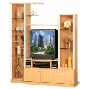 Beech Finish Entertainment Center 7580 (CO)