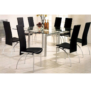 9-Pc Pearl Silver Dining Set 7641/7642 (CO)