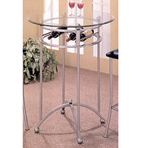 Bar Table With Glass Top 7708/CB36RD (CO)