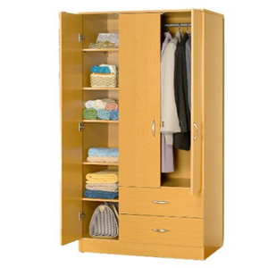 3 Door Wardrobe w/2 Drawers 7803 (ABC)