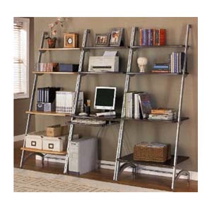 Wall Unit Computer Desk And Bookcase 8000_(CO)