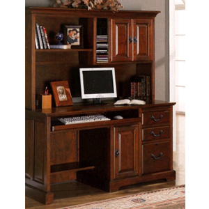 Mahogany Finish Desk/Hutch 800031 (CO)