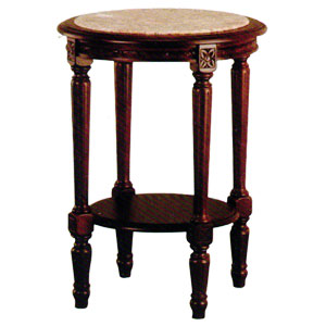 Marble Top Accent Table 8061CH-RD (ITMFS50)