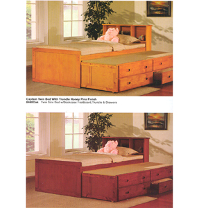 Solid Wood Captains Bed 8460(ABC)