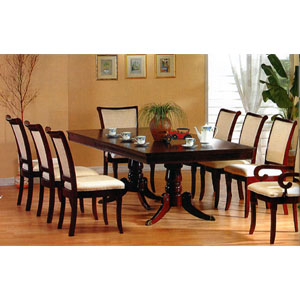 Double Pedestal Dining Table 8460 (A)