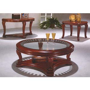 3-PcCherry Occasional Table Set 859-01 (WD)