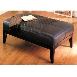 Leather Rectangular Ottoman 8900 (CO)