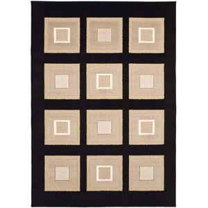 Rug 8925 Black (HD) Modern Weave Collection