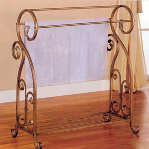 Bathroom Towel Rack in Brass Color Finish 900079(COFS25)