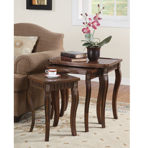 3-Piece Curved Leg Nesting Table 901076(COFS)