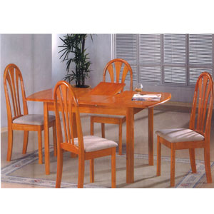 5 Pcs. Oak Finish Dinette Set 903(P)