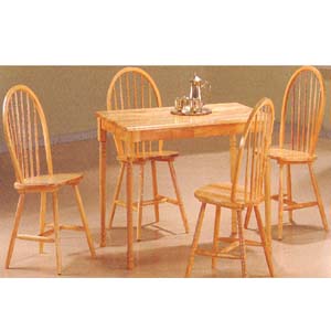 5-Pc All Natural Dining Set 92281 (WD)