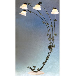 Verdigris Finish Overhead Sofa Lamp 9662VD (TOP)