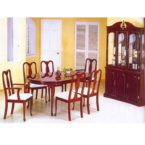 5 Pcs Dining Set In Cherry Finish 979 (WD)