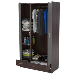 Multi-storage Espresso Wenge Armoire AM-B623(OFS)