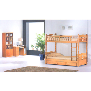 Twin/Twin Solid Wood Bunk Bed BB-011(ALA)