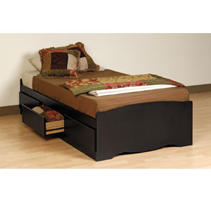 Twin Platform Storage Bed BT-4100-2K_ (PP)