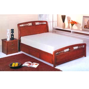 Solid Wooden Bed 2029 (CR)