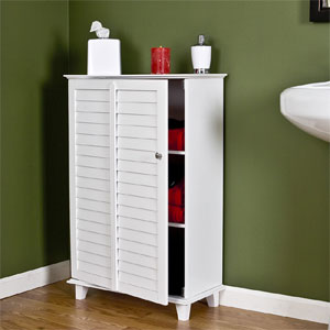 Nassau Louvered Towel Safe - White BE7183R(SEIFS)