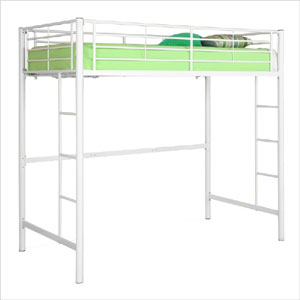 Sunrise Metal Twin Loft Bunk Bed BTOl_(WEFS)