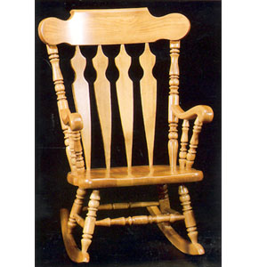 Solid Beechwood Rocking Chair CR-1220-K (BB)