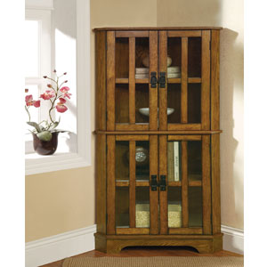 Corner Curio Cabinet CST12938(WFFS)