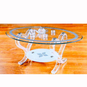Glass Coffee Table CT-203(CR)