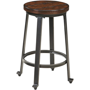 Rustic Brown Low Stool (Set of 2) D307SDCA(OFS)