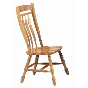 Solid Wood Aspen Comfort Back Side Chair DLU-C10