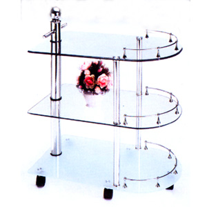 Glass Top Serving Cart F5421 (TMC)