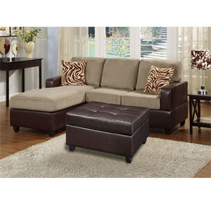 3-Pc Sectional Sofa - Pebble F7669 (PX)