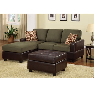 3-Pc Sectional Sofa - Sage F7670 (PX)