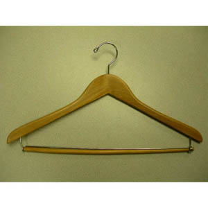 Gemini-concave suit hanger w/lock bar GMC8809 (PM)